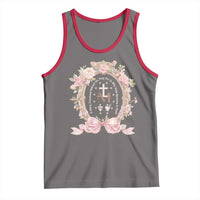 Ave Maria Tank Top Miraculous Medal Blessed Mother Mary Hail