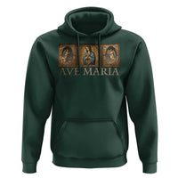 Marian Catholic Ave Maria Hoodie Vintage Aesthetic Blessed Mother Mary Hail