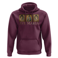 Marian Catholic Ave Maria Hoodie Vintage Aesthetic Blessed Mother Mary Hail
