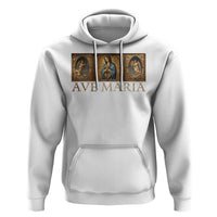 Marian Catholic Ave Maria Hoodie Vintage Aesthetic Blessed Mother Mary Hail