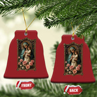 Marian Catholic Ave Maria Christmas Ornament Blessed Mother Mary Hail Vintage Aesthetic - Wonder Print Shop