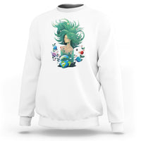 Earth Day Sweatshirt Mother Earth Gaia Goddess Of Nature Planet - Wonder Print Shop