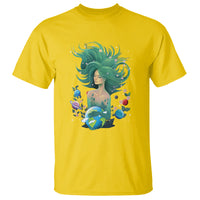 Earth Day T Shirt Mother Earth Gaia Goddess Of Nature Planet - Wonder Print Shop