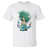 Earth Day T Shirt Mother Earth Gaia Goddess Of Nature Planet - Wonder Print Shop