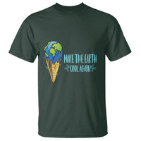 Earth Day T Shirt Make The Earth Cool Again Funny Melting Ice Cream - Wonder Print Shop