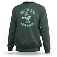Earth Day Sweatshirt Make The Earth Cool Again Dabbing Kids Boys - Wonder Print Shop