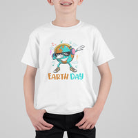 Earth Day Funny Cool Dabbing Planet Kids Boys T Shirt For Kid - Wonder Print Shop