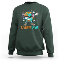 Earth Day Funny Cool Dabbing Planet Kids Boys Sweatshirt - Wonder Print Shop