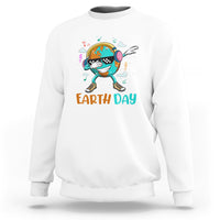 Earth Day Funny Cool Dabbing Planet Kids Boys Sweatshirt - Wonder Print Shop