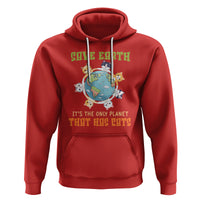 Earth Day Cat Lover Hoodie Save Earth It's The Only Planet That Has Cats - Wonder Print Shop