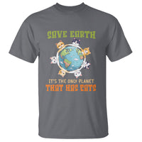 Earth Day Cat Lover T Shirt Save Earth It's The Only Planet That Has Cats - Wonder Print Shop