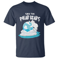 Earth Day T Shirt Save The Polar Bears Climate Awareness - Wonder Print Shop