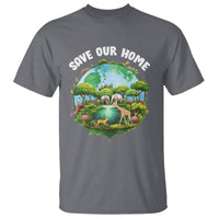 Earth Day T Shirt Save Our Home Animals Wildlife Nature Lover - Wonder Print Shop