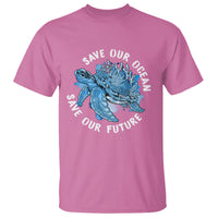 Earth Day T Shirt Save Our Oceans Save Our Future Sea Turtle - Wonder Print Shop
