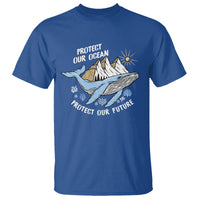 Earth Day T Shirt Save Our Oceans Save Our Future Whale - Wonder Print Shop