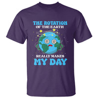 Funny Science T Shirt The Rotation Of The Earth Really Makes My Day Earth Day Outer Space - Wonder Print Shop