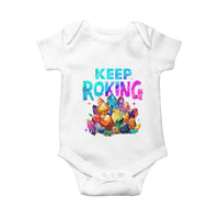 Rock Collector Baby Onesie Keep Rocking Geologist