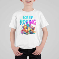 Rock Collector T Shirt For Kid Keep Rocking Geologist