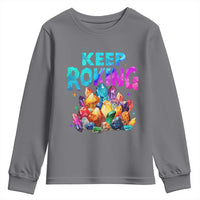 Rock Collector Youth Sweatshirt Keep Rocking Geologist