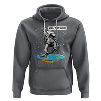 Funny Outer Space Hoodie Flat Earth Astronaut Well That Sucks - Wonder Print Shop