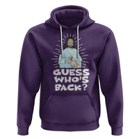 Easter Day Hoodie Guess Who's Back Funny Jesus Bunny - Wonder Print Shop