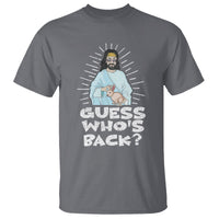 Easter Day T Shirt Guess Who's Back Funny Jesus Bunny - Wonder Print Shop