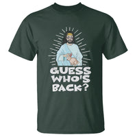 Easter Day T Shirt Guess Who's Back Funny Jesus Bunny - Wonder Print Shop