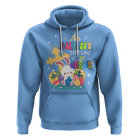 Easter Day Hoodie No Bunny Loves Me Like Jesus Cute Rabbit - Wonder Print Shop