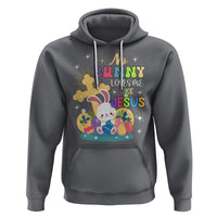 Easter Day Hoodie No Bunny Loves Me Like Jesus Cute Rabbit - Wonder Print Shop