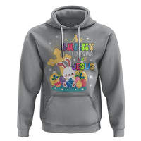 Easter Day Hoodie No Bunny Loves Me Like Jesus Cute Rabbit - Wonder Print Shop