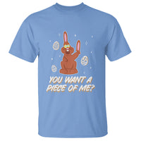 Easter Day T Shirt You Want A Piece Of Me Chocolate Bunny - Wonder Print Shop