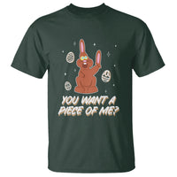 Easter Day T Shirt You Want A Piece Of Me Chocolate Bunny - Wonder Print Shop