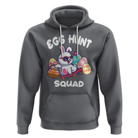 Easter Day Hoodie Egg Hunt Squad Cool Bunny Funny Hunting Season - Wonder Print Shop
