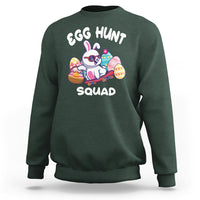 Easter Day Sweatshirt Egg Hunt Squad Cool Bunny Funny Hunting Season - Wonder Print Shop