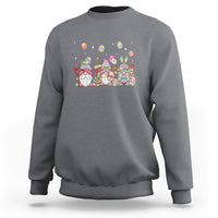 Easter Day Cute Gnomies Egg Hunting Sweatshirt - Wonder Print Shop