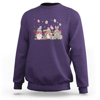Easter Day Cute Gnomies Egg Hunting Sweatshirt - Wonder Print Shop
