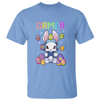Easter Day T Shirt Bunny Gamer Playing Video Game - Wonder Print Shop