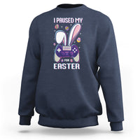 I Paused My Game For Easter Day Funny Gamer Sweatshirt - Wonder Print Shop