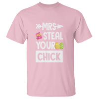 Easter Day T Shirt Mrs. Steal Your Chick Funny Egg Baby Chicken - Wonder Print Shop