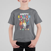 Easter Day T Shirt For Kid Funny Chicken Bunny Costume Farmer Farm Animal - Wonder Print Shop