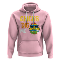 Easter Day Hoodie Chicks Dig Me Funny Baby Chicken - Wonder Print Shop