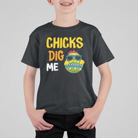 Easter Day T Shirt For Kid Chicks Dig Me Funny Baby Chicken - Wonder Print Shop