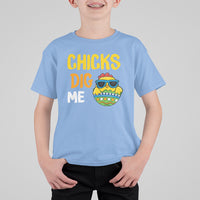 Easter Day T Shirt For Kid Chicks Dig Me Funny Baby Chicken - Wonder Print Shop