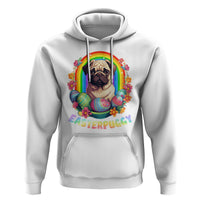 Easter Day Hoodie Easterpuggy Funny Pug Dog Lover Egg Basket - Wonder Print Shop