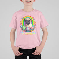 Easter Day T Shirt For Kid Easterpuggy Funny Pug Dog Lover Egg Basket - Wonder Print Shop