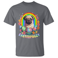 Easter Day T Shirt Easterpuggy Funny Pug Dog Lover Egg Basket - Wonder Print Shop