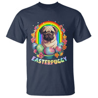 Easter Day T Shirt Easterpuggy Funny Pug Dog Lover Egg Basket - Wonder Print Shop