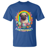 Easter Day T Shirt Easterpuggy Funny Pug Dog Lover Egg Basket - Wonder Print Shop