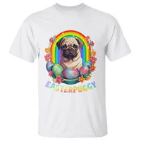 Easter Day T Shirt Easterpuggy Funny Pug Dog Lover Egg Basket - Wonder Print Shop