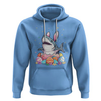 Easter Day Cute Bunny Shark Egg Basket Hoodie - Wonder Print Shop